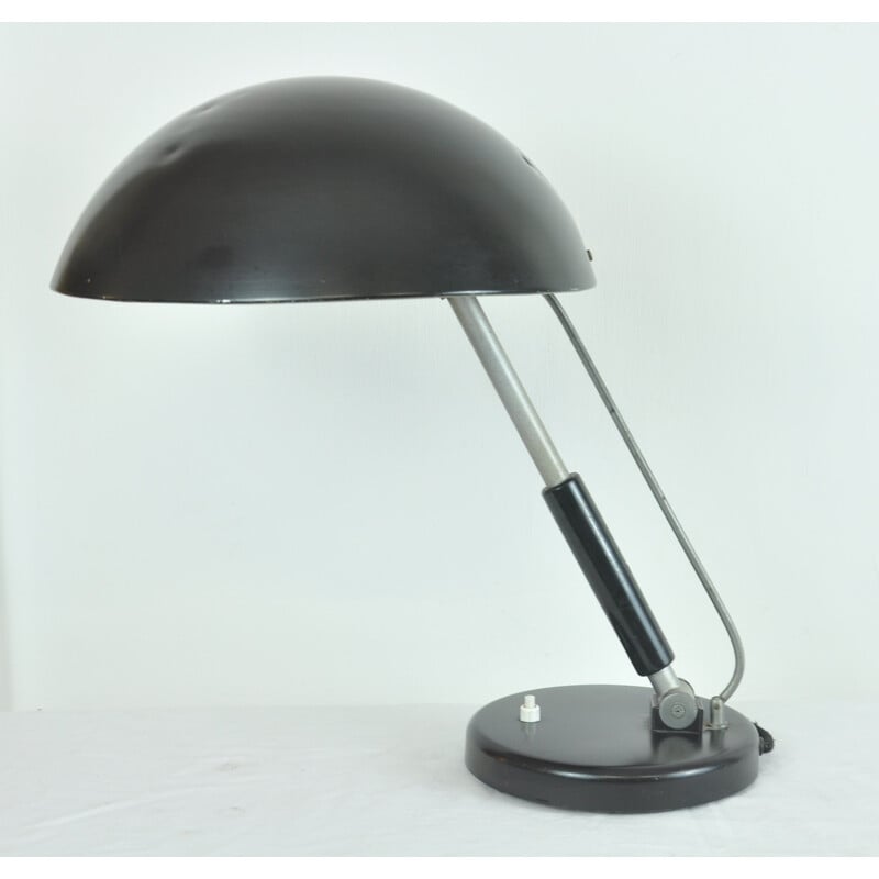 G. Schanzenbach & Co "6580" table lamp in lacquered metal, Karl TRABERT - 1940s