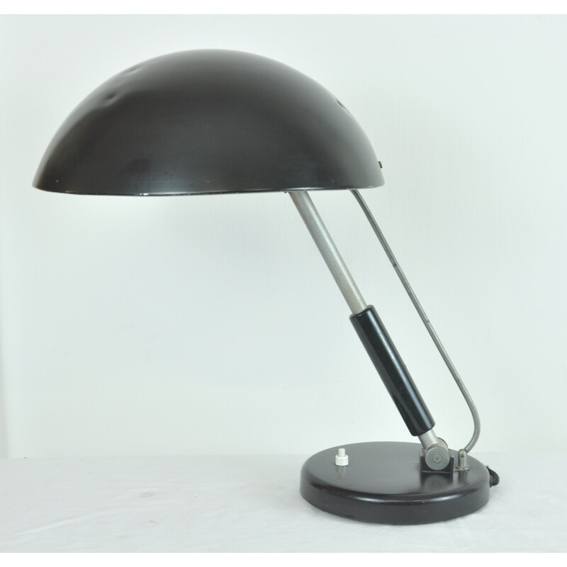 Lampe de table "6580" G. Schanzenbach & Co en métal laqué, Karl TRABERT - 1940