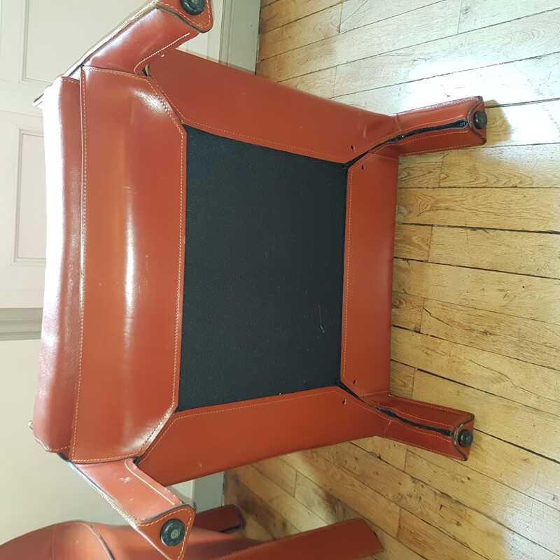 Fauteuil vintage CAB 415 de Mario Bellini par Cassina