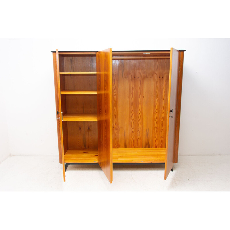 Vintage functionalist wardrobe by Jindrich Halabala for Up Zavody, Czechoslovakia 1950,