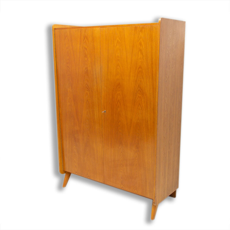 Vintage modernist wardrobe by František Jirák for Zapadoslovenske Zavody Czechoslovakia 1960s