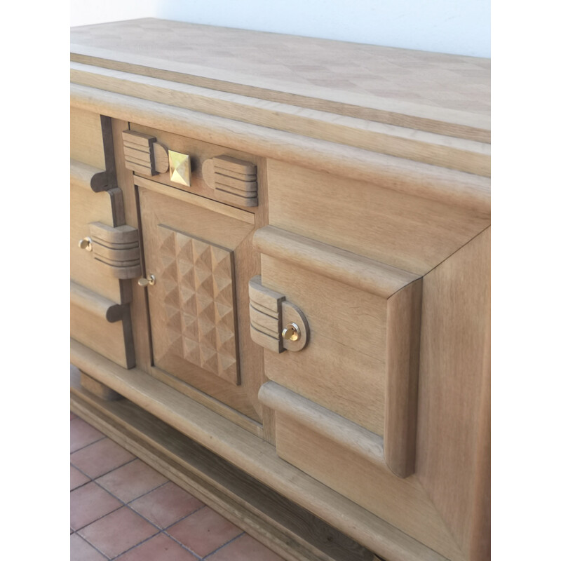 Vintage 3 door sideboard circa  by Charles Dudouyt 1940s