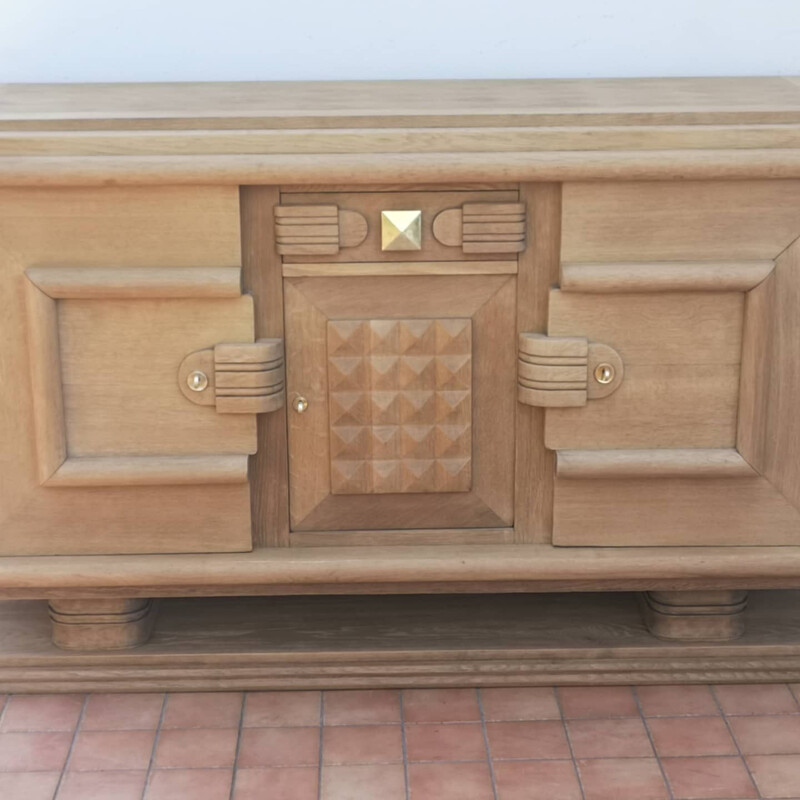 Vintage 3 door sideboard circa  by Charles Dudouyt 1940s