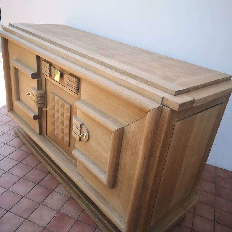 Vintage 3 door sideboard circa  by Charles Dudouyt 1940s