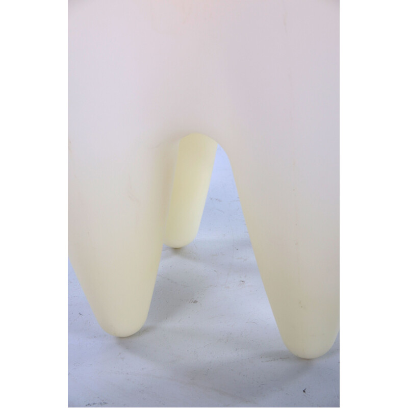 Vintage plastic stool in the shape of a molar