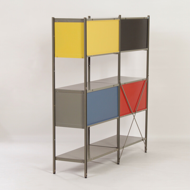 Etagère vintage modèle 663 de Wim Rietveld pour Gispen Culemborg 1954 