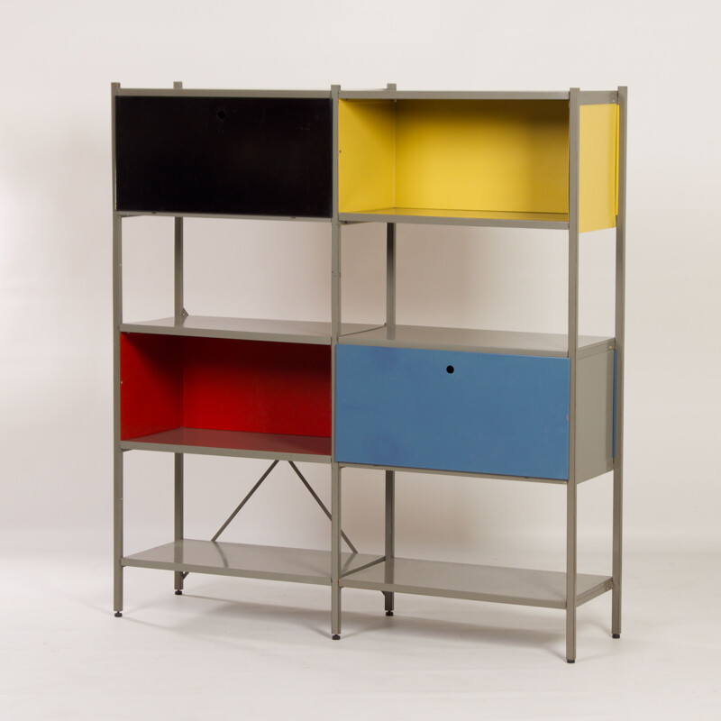 Etagère vintage modèle 663 de Wim Rietveld pour Gispen Culemborg 1954 