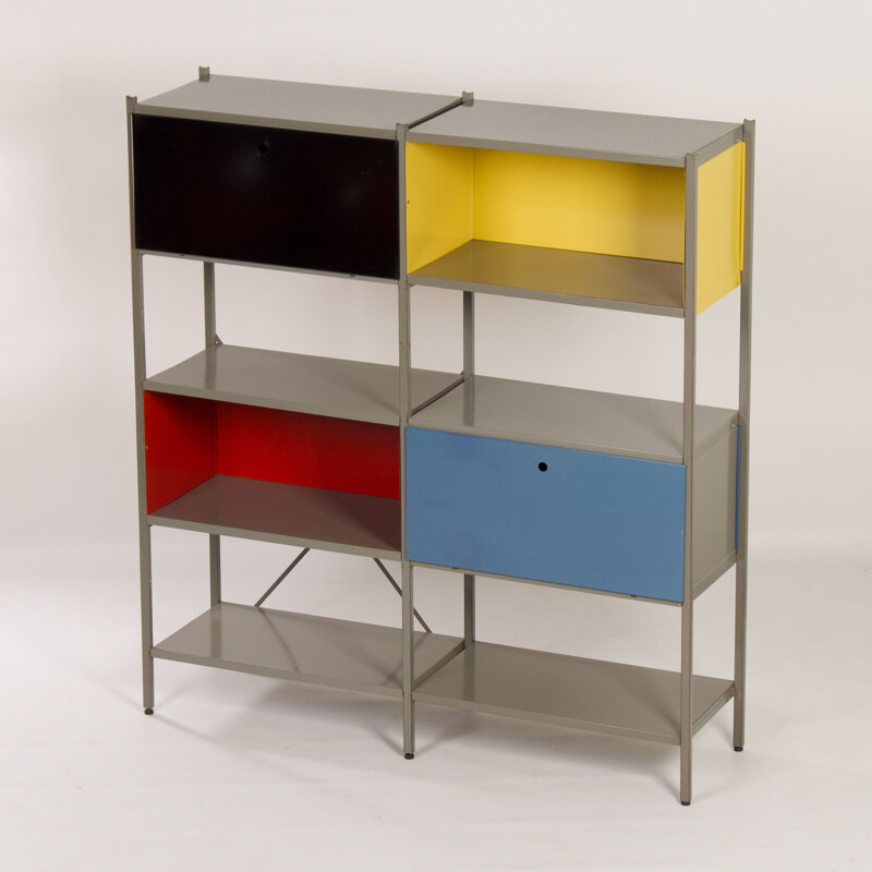 Etagère vintage modèle 663 de Wim Rietveld pour Gispen Culemborg 1954 