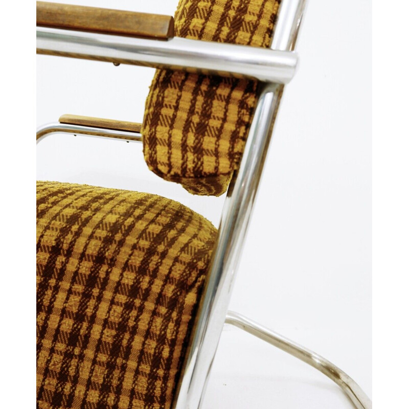 Pair of vintage Bauhaus armchairs by Hynek Gottwald 1930