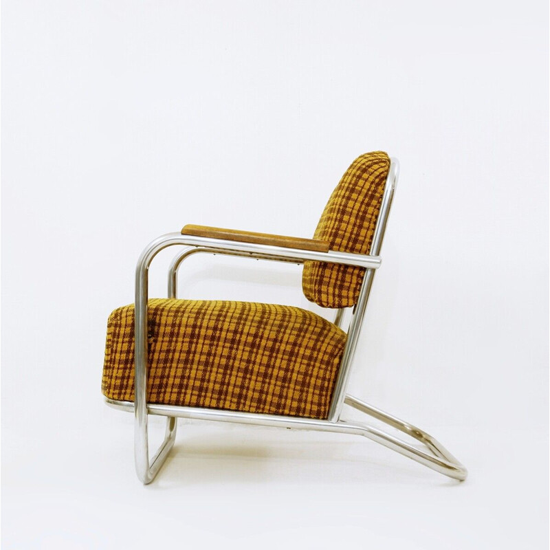 Paar vintage Bauhaus fauteuils van Hynek Gottwald 1930