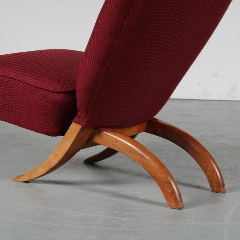 Vintage Congo chair by Theo Ruth for Artifort, Netherlands 1950