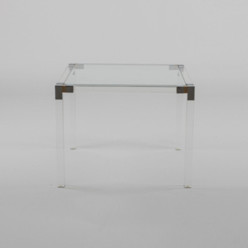 Vintage lucite side table by Oz South Beach, Florida 1970