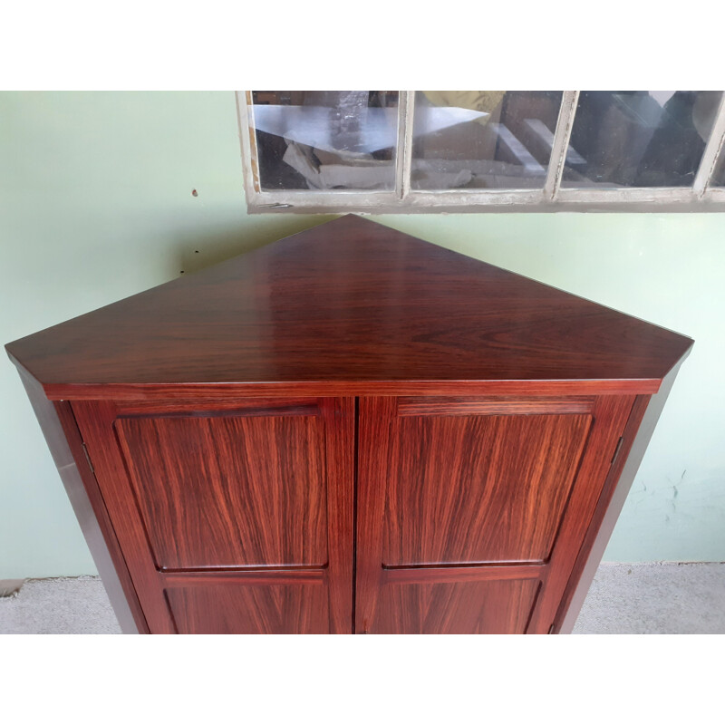 Vintage Rio rosewood corner cabinet by Vm Mobler, Denmark