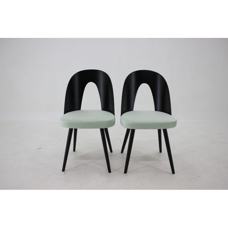  Set of 4 vintage chairs by Antonin Suman Czechoslovakia 1960s