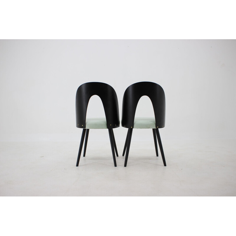  Set of 4 vintage chairs by Antonin Suman Czechoslovakia 1960s