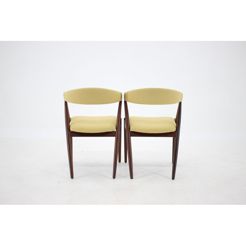 Ensemble de 6 chaises vintage en teck Modèle 31 par Kai Kristiansen  pour Shou Andersen Danemark 1960