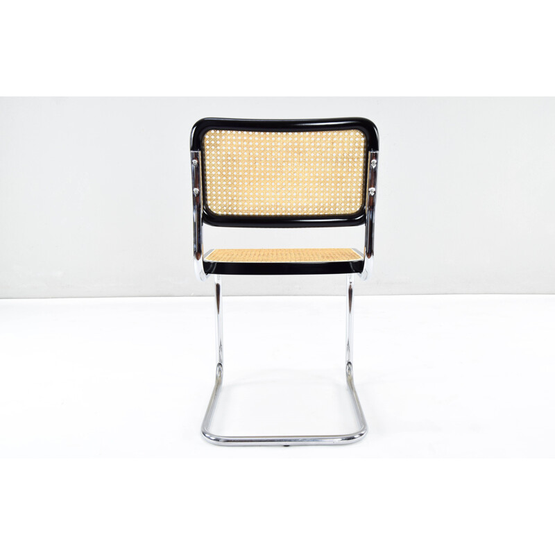 Set of 6 vintage Cesca B32 chairs by Marcel Breuer Italy 1970