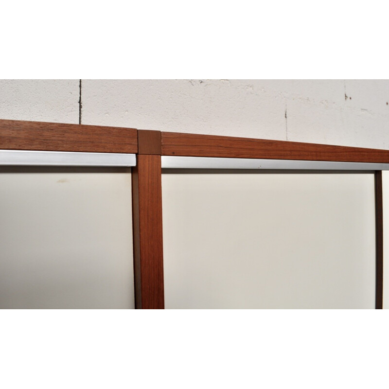 Minvielle wall unit in mahogany, ARP - 1950s