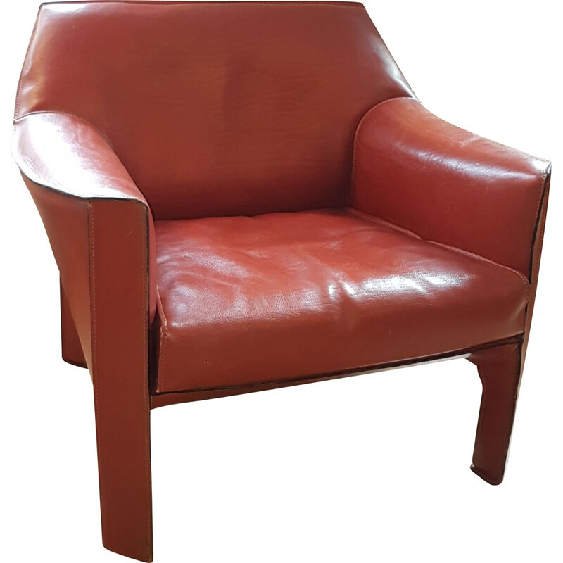 Fauteuil vintage CAB 415 de Mario Bellini par Cassina