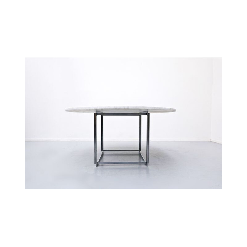 Vintage tafel PK-54 van Poul Kjærholm voor E. Kold Christensen 1963