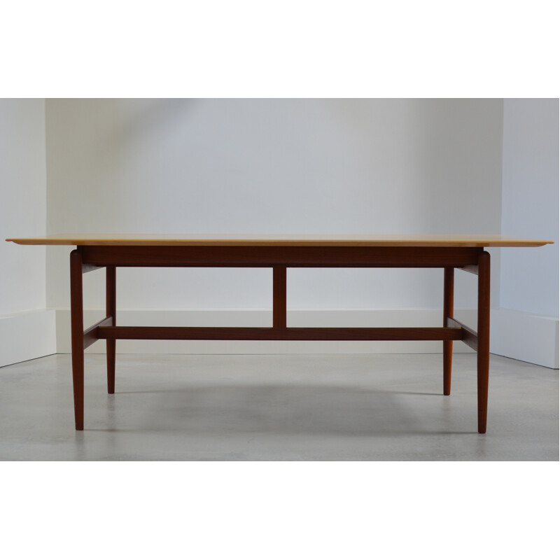 Danish Niels Vodder dining table in teak wood, Finn JUHL - 1950s