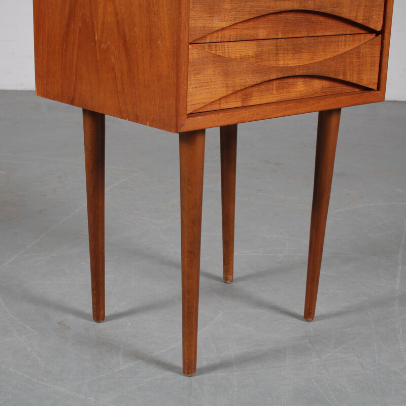 Vintage night table by Arne Vodder for Sibast Denmark 1950s