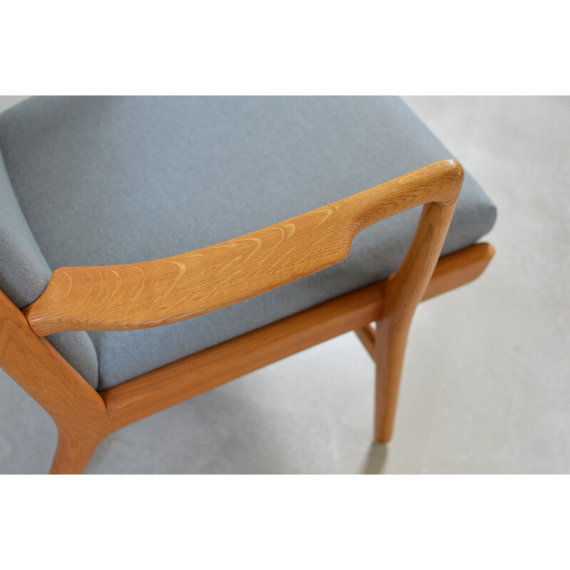 Danish lounge armchair in oak, Hans WEGNER - 1950s