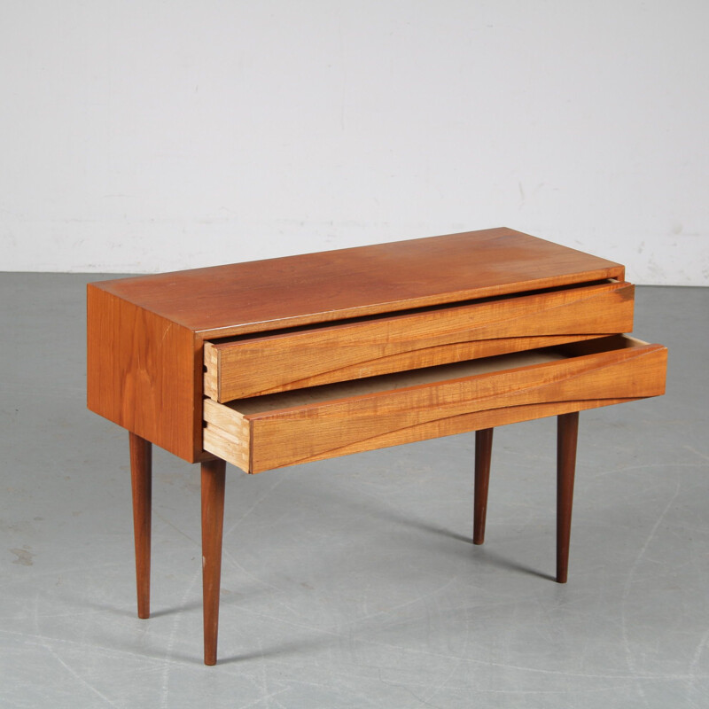 Vintage night table by Arne Vodder for Sibast Denmark 1950s