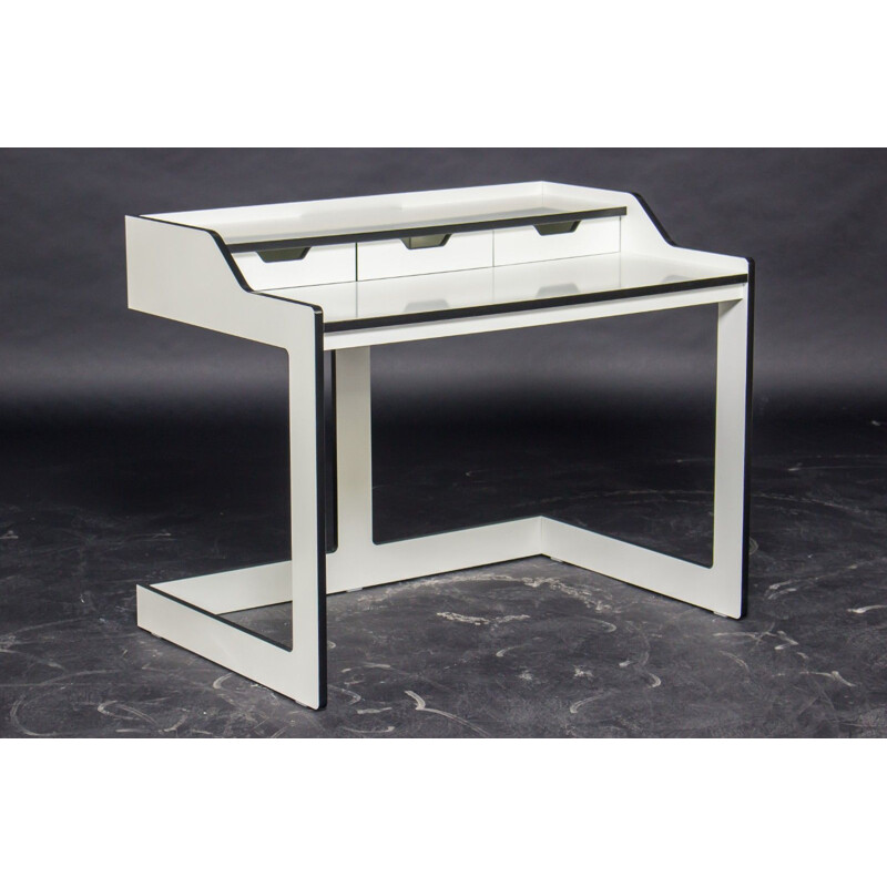 Vintage white laminate desk by Felix Stark Germany