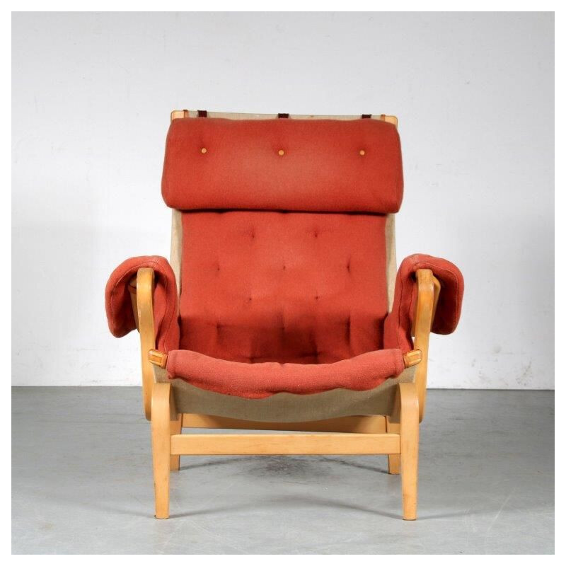 Vintage Pernilla chair by Bruno Mathsson for Dux Sweden 1960s