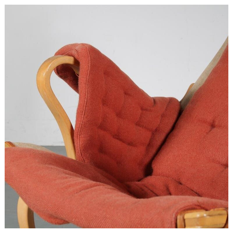 Vintage Pernilla chair by Bruno Mathsson for Dux Sweden 1960s