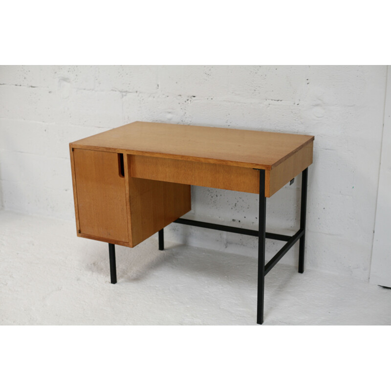 Vintage desk by Jacques HItier France 1950s