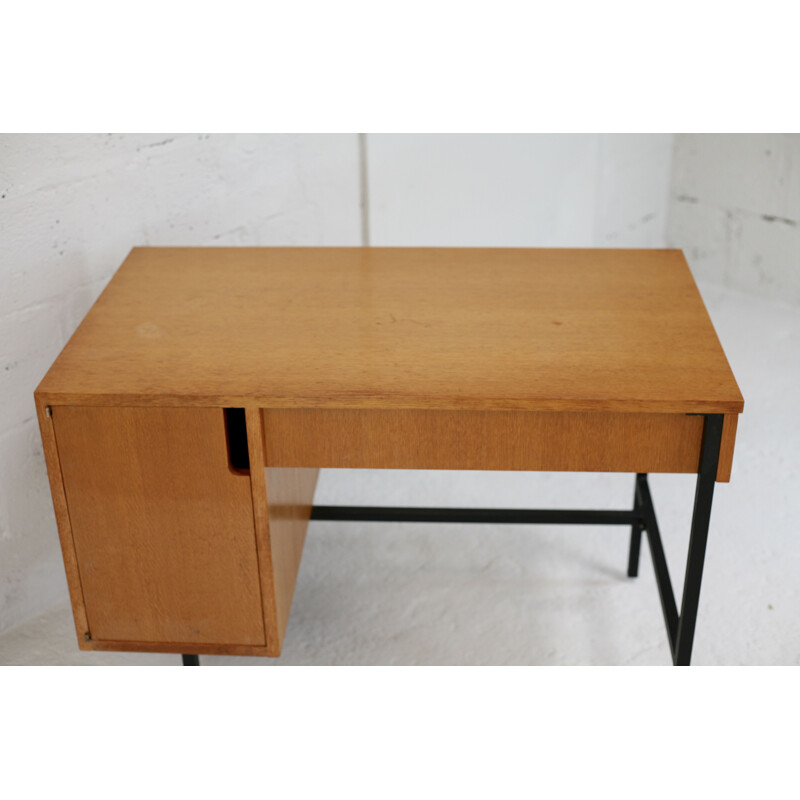 Vintage desk by Jacques HItier France 1950s