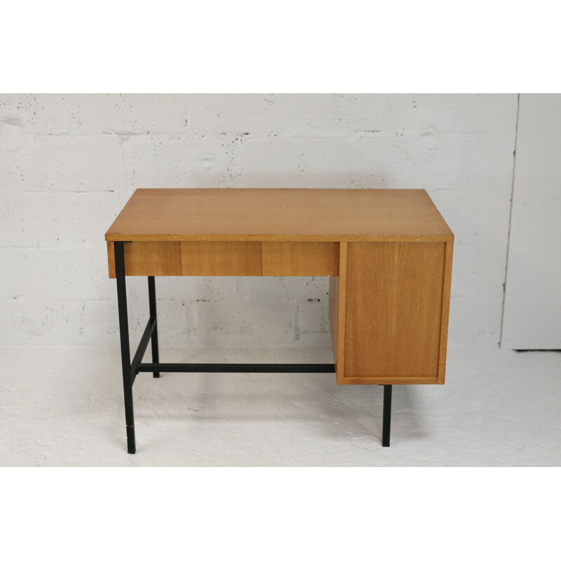 Vintage desk by Jacques HItier France 1950s