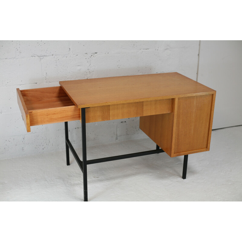 Vintage desk by Jacques HItier France 1950s