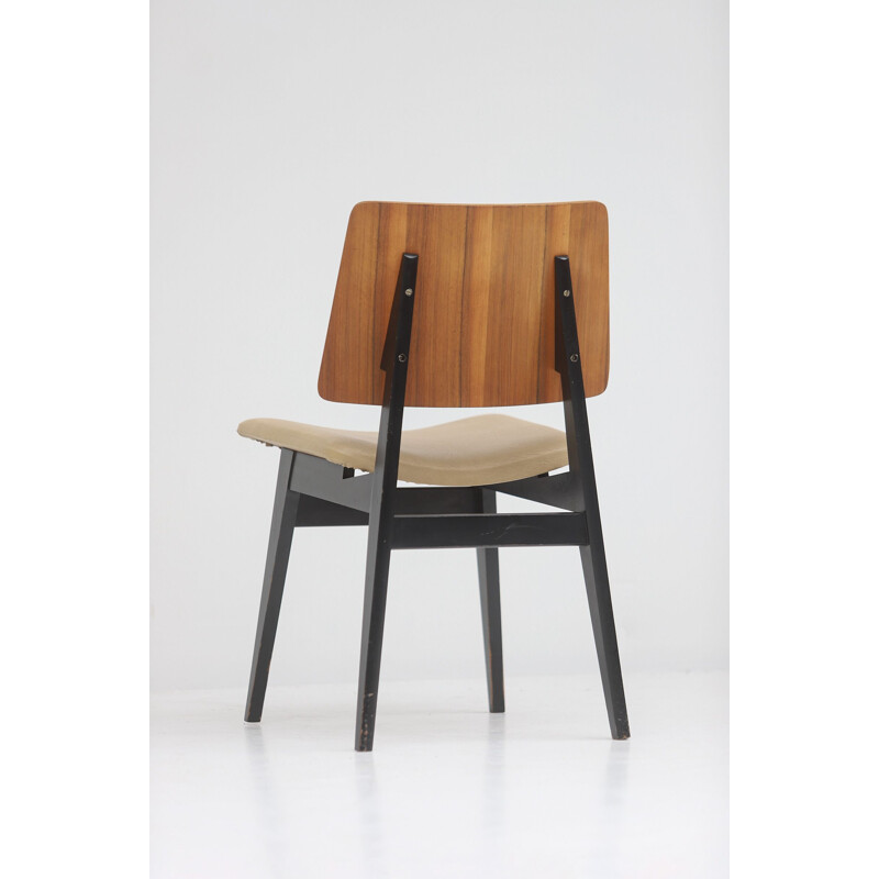 Ensemble de 8 de chaises vintage par Luxus Jos De Mey 1950