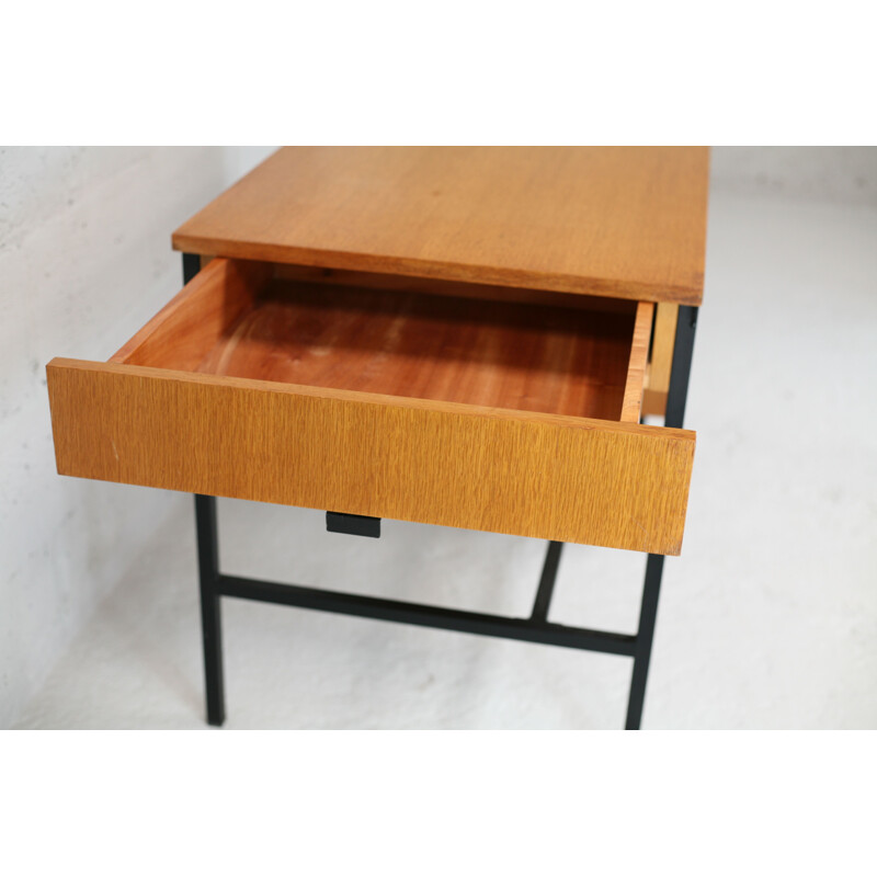 Vintage desk by Jacques HItier France 1950s