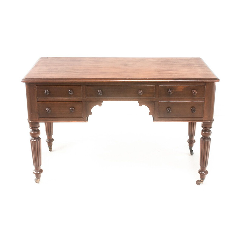 Vintage Victorian mahogany desk