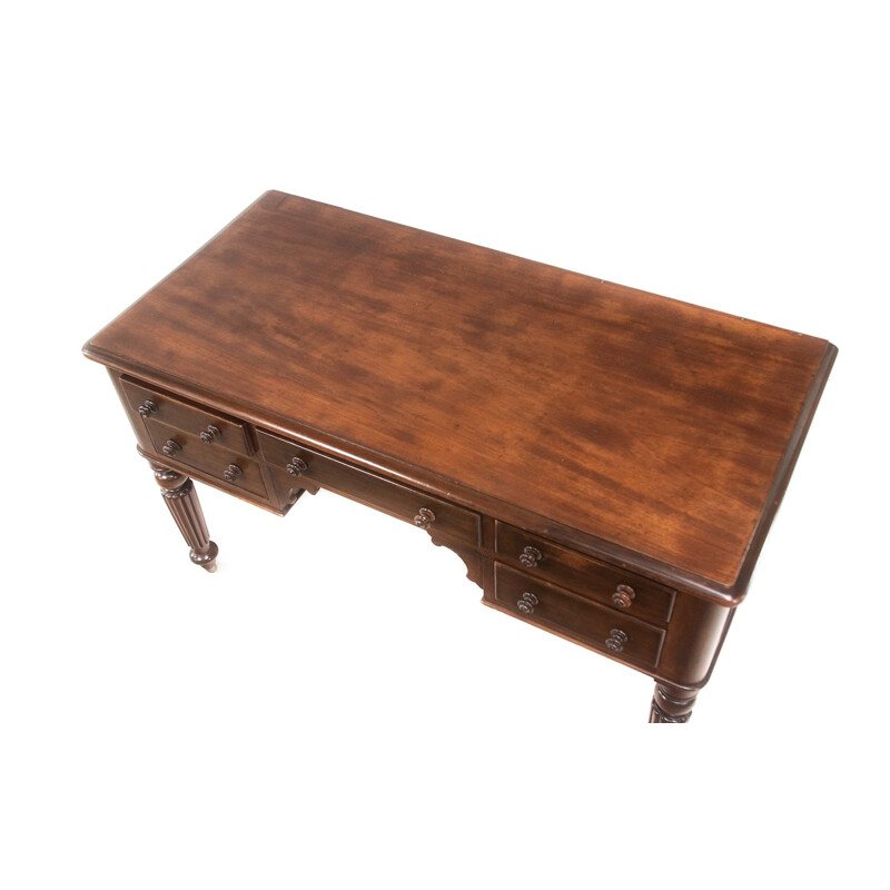 Vintage Victorian mahogany desk