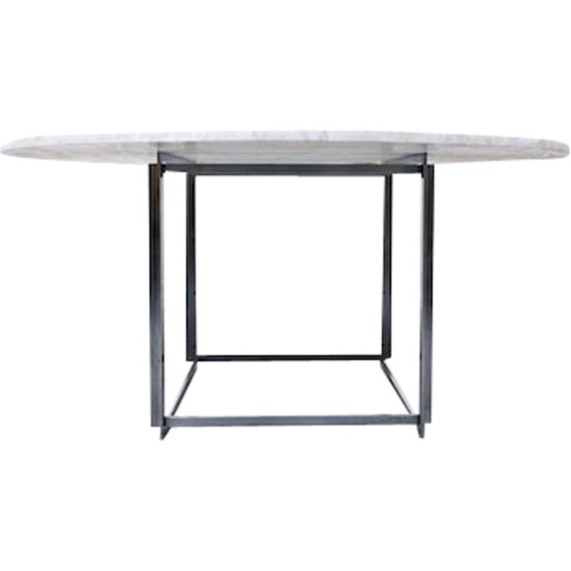 Vintage table PK-54 by Poul Kjærholm for E. Kold Christensen 1963s