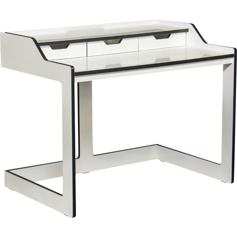 Vintage white laminate desk by Felix Stark Germany