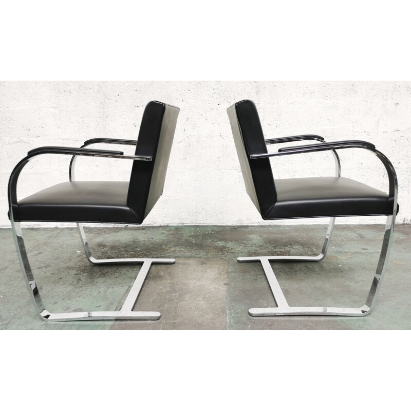 Vintage armchair Mies Van Der Rohe BRNO by Knoll