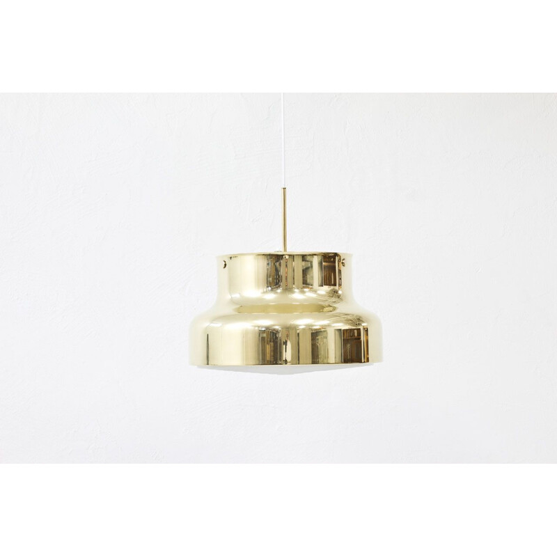 Vintage brass bumling ceiling light by Anders Pehrson for Ateljé Lyktan, Sweden
