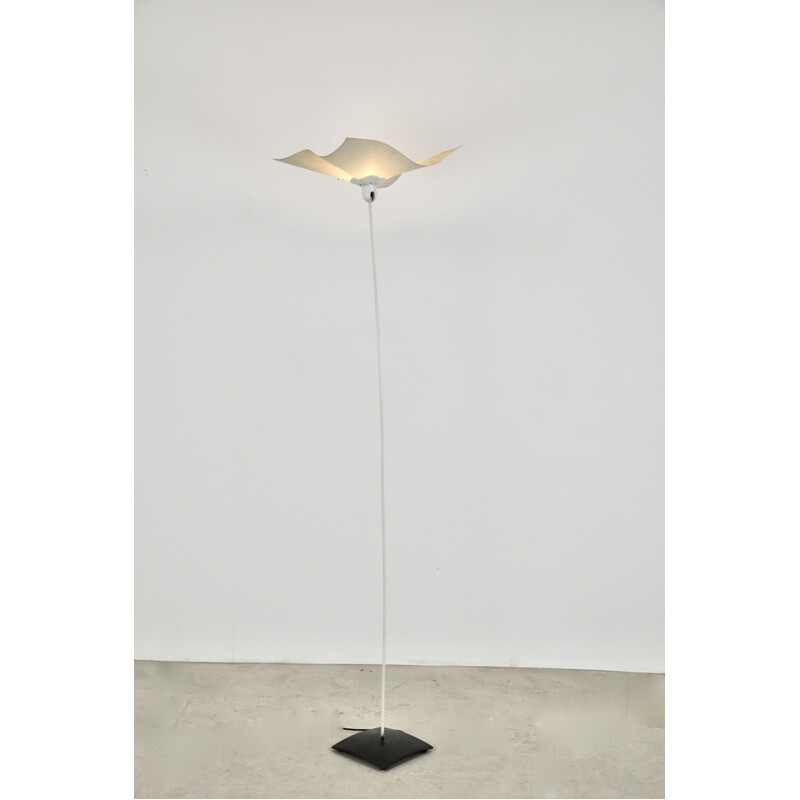 Vintage Area floor lamp in metal by Mario Bellini for Artemide 1960s