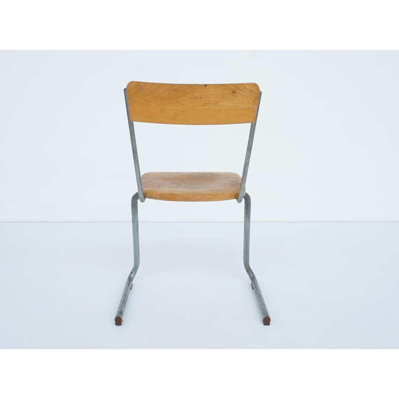 Vintage Bauhaus stacking chairs from Germany 1930s