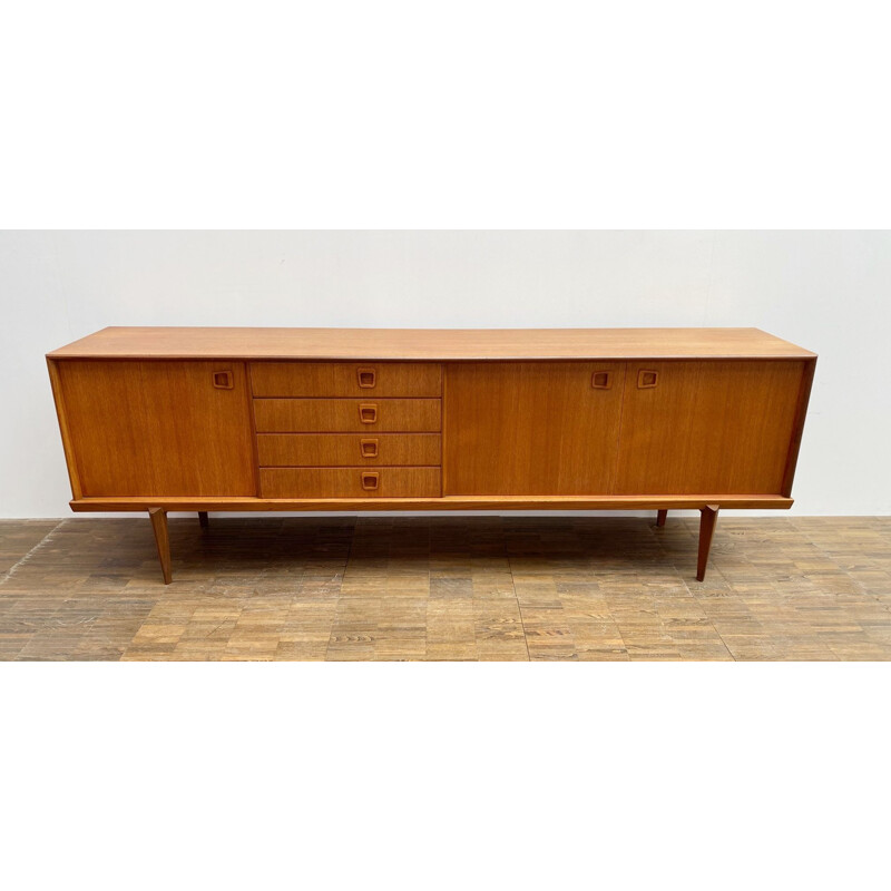 Credenza vintage in teak di Oswald Vermaercke, Belgio 1960