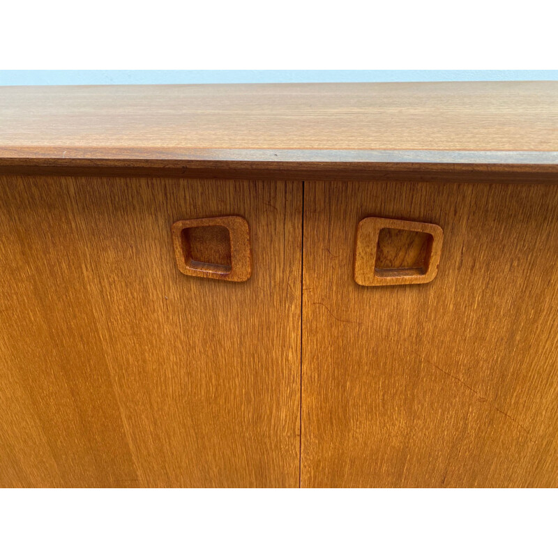 Credenza vintage in teak di Oswald Vermaercke, Belgio 1960