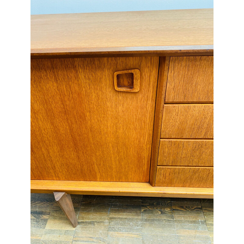 Credenza vintage in teak di Oswald Vermaercke, Belgio 1960