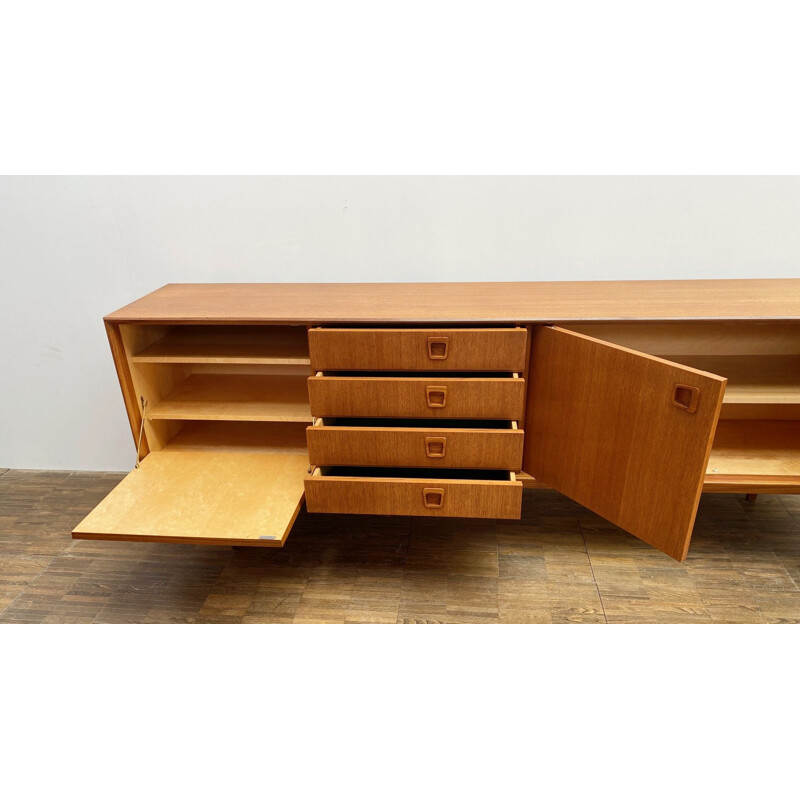 Credenza vintage in teak di Oswald Vermaercke, Belgio 1960