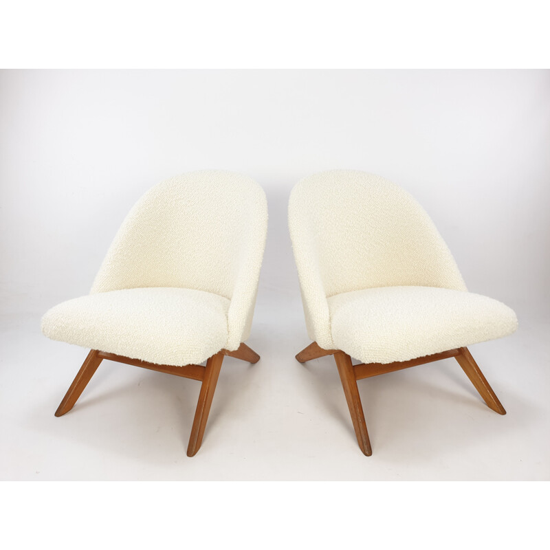 Pair of chairs by Theo Ruth for Artifort 1950s